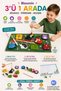 3-in-1 Wooden Fishing and Writing Board - Educational Intelligence Game Wooden Baby Kids Bultak Toy