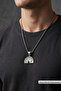 Playing Cards Handcrafted Stainless Steel Chain Men Necklace - 2
