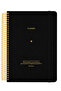 A5 Spiral Linen Timeless Planner Agenda, with Elastic Pocket
