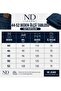 44-52 Size Stretchy Lycra Wide Leg Jeans with Spaced Stones - 4