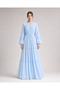 Layered Ruffle Detailed Long Hijab Dress - 2