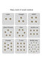 Pure White 6000K White Finish Small COB 3W LED Spot Downlights Cabinet Ceiling Light Cut 30mm CRI90+ - 6