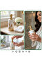 Ceramic Soap Dispenser – Golden Wheat Engraving - 6