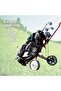 black Golf Themed Skull Hat Design Pouch Portable Drawstring Bag for Golf Balls Ideal Gift for Golfe - 4