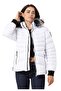 Wm132 Furry Purple Women's Inflatable Coat - 2
