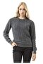Wp267 Women's Knit Sweater - Cable Knit Sweater with Round Neck and Ribbed Cuffs |   Daily and Transitional Positions