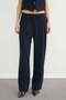 High Waist Striped Palazzo Trousers - 4