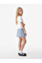 Short Sleeve Crew Neck Cotton T-Shirt with Heart Detail - 3
