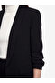 Crepe Fabric Shawl Collar 3/4 Sleeve Blazer Jacket - 5
