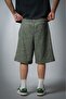 شورت رجالي من Green Leopard Script Jorts - 6