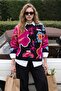 Jacquard Oversize Knitwear Sweater - 6