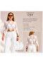 Lace-Up Blouse and Pants Set - 8