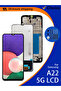 شاشة LCD سوداء مع إطار 6.6 بوصة IPS لهاتف A22 5G طراز SM-A226B SM-A226B/DS مع لوحة لمس رقمية بديلة - 7