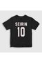 Unisex Kids Black Taiga Kagami Seirin 10 Kuroko No Basket T-Shirt 614998Tt