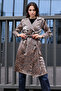Women's Double Breasted Collar Trench Coat M.Taba 1053 - 3