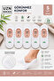 5 Pack White Seamless Cotton Silicone Non-Slip Ballerina Socks |   Anti-Sweat - No Trace