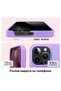 Silicone case iPhone 12 Pro Max, with microfiber, thin, protective, raised edges, light lilac - 4
