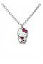 Hello Kitty Standing Heart Figured Necklace – Cute Character Jewelry with 60 cm Chain