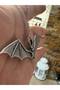 Bat Figured Unisex Necklace – 60 cm Chain, Gothic and Mysterious Design - 3