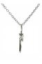 Antique Sword Figured Necklace – Unisex Metal Accessory with 60 cm Chain