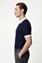 Men's Comfortable Fit Polo Collar Knitwear T-Shirt - 2