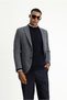 4 Drop Relaxed Fit Comfortable Cut Wool Classic Patterned Jacket - 4