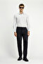 Long Sleeve Classic Pocketed Striped Cotton Lu Kolay Ü Tulle Enebilir Shirt - 3