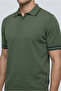Regular Fit Stripe Detailed Polo Collar Knitted T-Shirt - 3