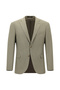 6 Drop Regular Fit Standard Cut Linen Blend Patterned Jacket