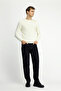 Crew Neck Regular Fit Wool Knitted Sweater - 3