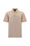 Regular Fit Striped Embroidered Pocketed Mercerized Cotton Polo Neck T-Shirt