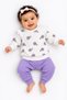 Baby Girl Set Floral Patterned Top and Bottom Seasonal Set 3 6 9 12 Months - 2