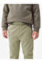 Cotton Basic Sweatpants with Pockets and Elastic Waist - 2