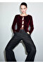 Velvet Blouse with Tie Detail - 7