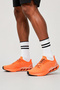 Original Men's 2 Pairs Gym Bodybuilding Fitness Bodybuilding Weight Training Trainer Ribbed Socks for Running Walking 2 Striped Long Socks Premium Sweat-Absorbing Athlete Socks - Retro Crew Model - 8