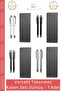 # Pen Set Metal Body Professional Gift Writing Set Stylish Roller Ballpoint Pen Set Silver - 1 Piece - 2