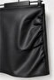 Women's Black Faux Leather Mini Skirt – Form-Fitting, Stylish, and Modern Design - 2