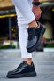 Kb-X20 Kuback Charcoal Patent Leather Casual Men's Shoes - 7