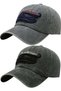 Unisex Vintage Hawaiian Embroidered Adjustable Baseball Cap Hat Set of 2 - 6