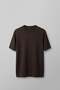 Men's Slim Fit Crew Neck Knitwear T-Shirt Brown