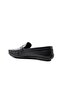90220 Genuine Leather Black Men's Casual Shoes - 4