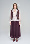Women's Beaded and Sequined Flowy Vest - 3