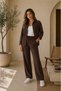 Women's Suit Set, Tissue Fabric Shirt and Pants Set