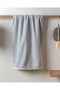 Marla 100% Cotton Crochet Face Towel - Gray - 50X70 cm