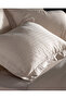 Lune King Size Bamboo Satin Duvet Cover Set - Beige - 4