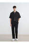 Esvab • Modern & Distinctive Standard Fit Cuban Roba Collar Men's Shirt - 2