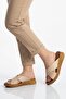 Beige Comfortsole Sole Women's Slippers 492148 Z - 3