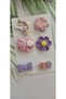 Special 6-Piece Organic Handmade Baby Shower Antiallergic Pinterest Model Baby Hairpins for Babies with Less Hair - 3
