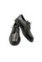 Italian Style Internal and External Natural Laced Matte Leather Men's Shoes Black T15206-01 - 4
