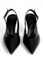 Kadupul Women's Open Back Pointed Toe Heeled Shoes B4571 - 3